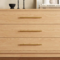 Japandi LED TV Stand With Soft-Close Drawers - Ash Veneer