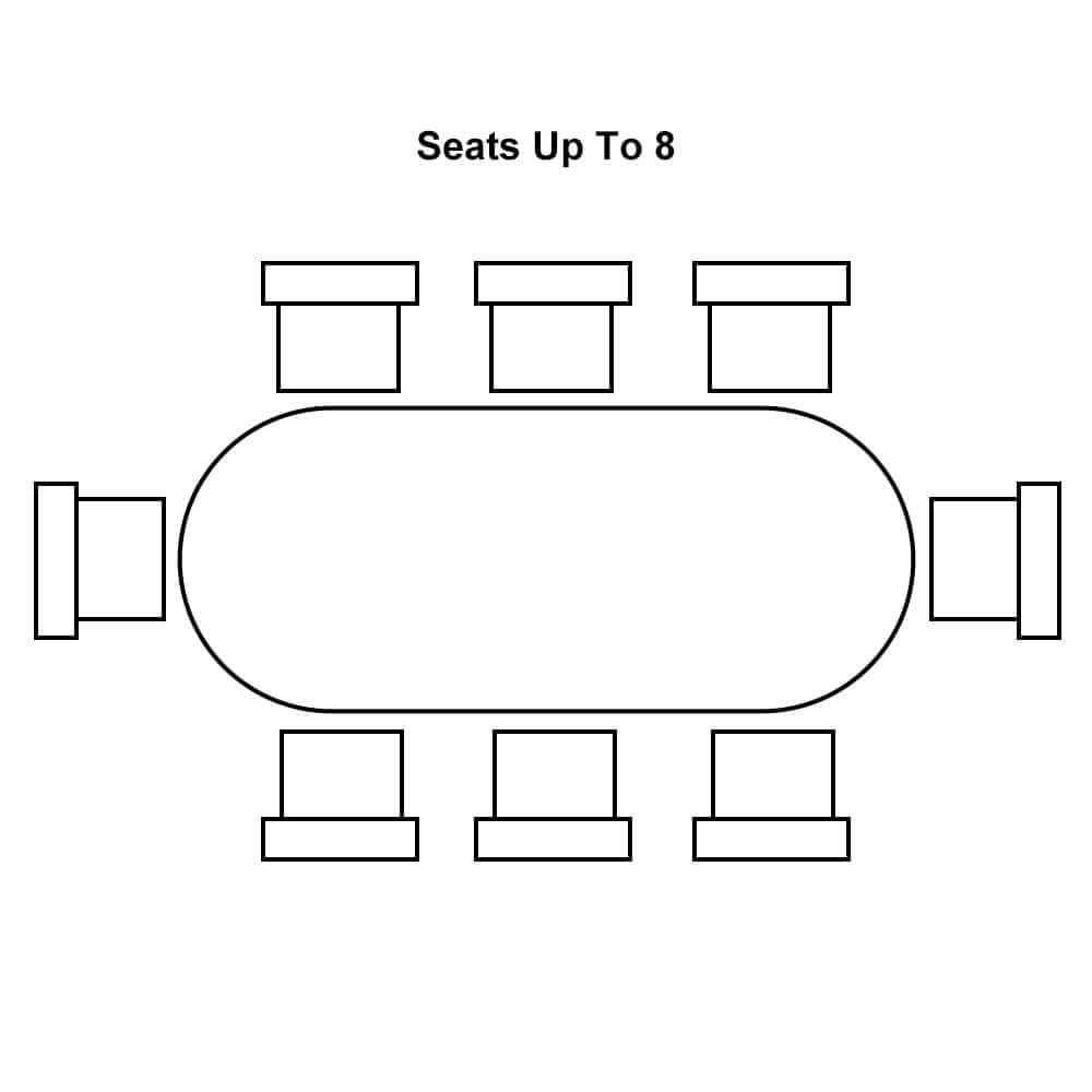 Japandi Pine Wood Oval Dining Table, Seats 6