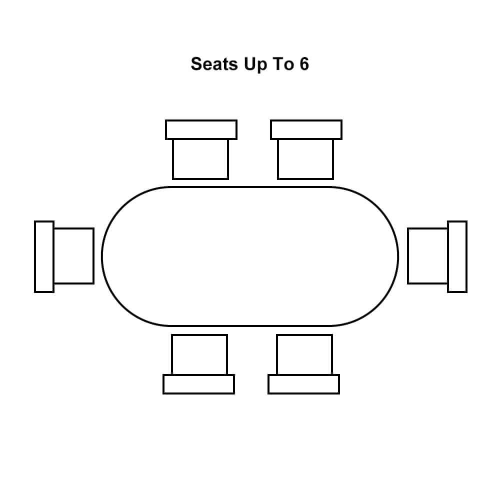 Japandi Pine Wood Oval Dining Table, Seats 6