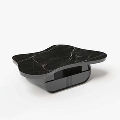 Japandi Sintered Stone Coffee Table With Drawer