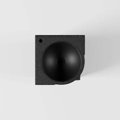 Japandi Style Stone Resin Freestanding Pedestal Sink