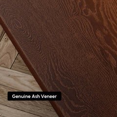 King Modern Walnut Bed With Wireless Charging & LED Lights