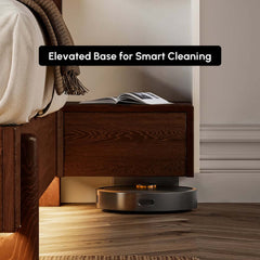 King Modern Walnut Bed With Wireless Charging & LED Lights