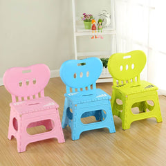 Lightweight Foldable Toddler Chair in Bright Solid Colors with Handle