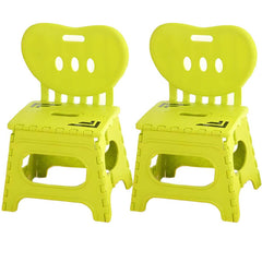 Lightweight Foldable Toddler Chair in Bright Solid Colors with Handle