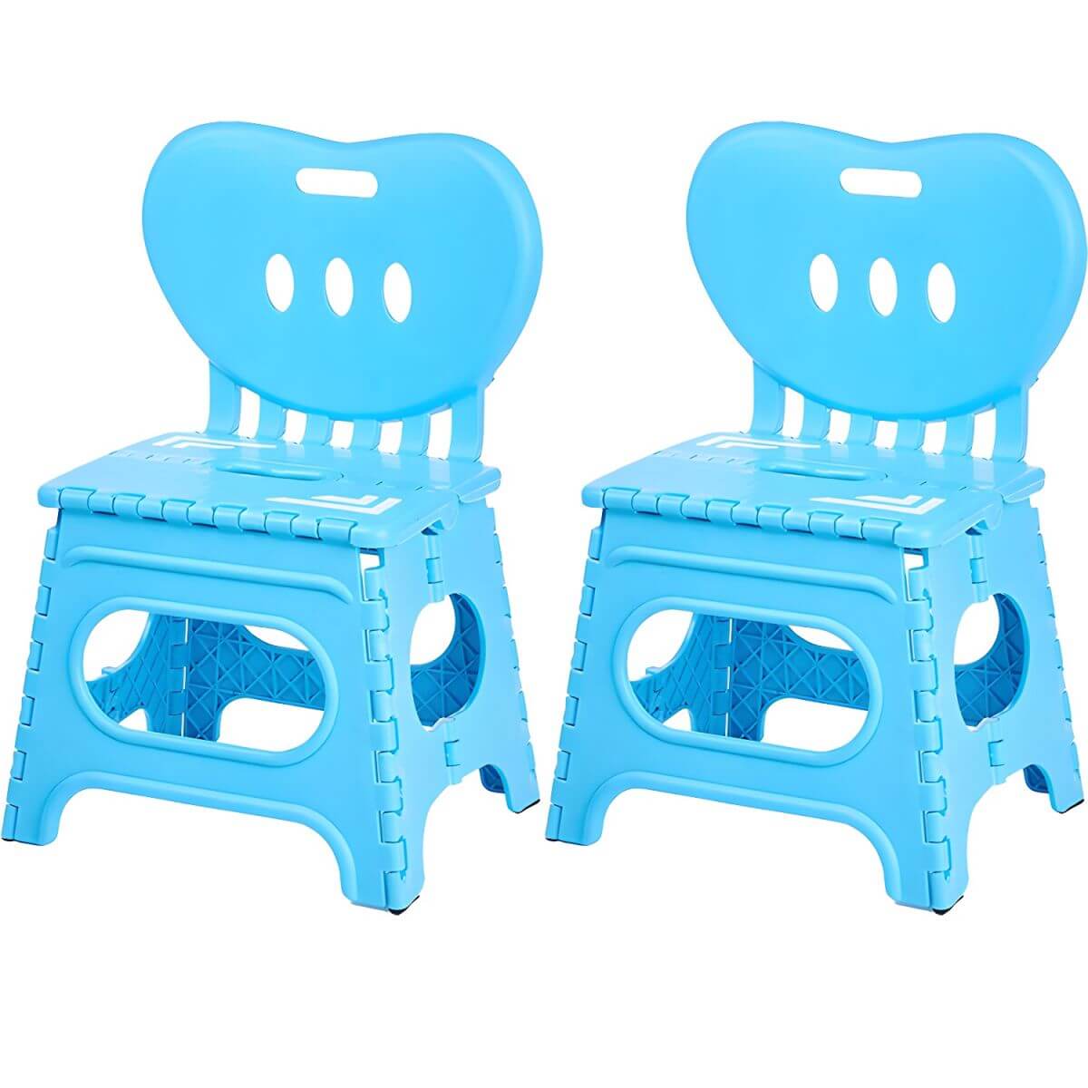 Lightweight Foldable Toddler Chair in Bright Solid Colors with Handle