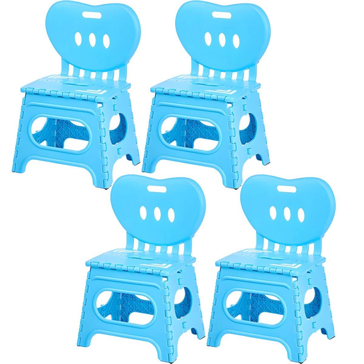 Lightweight Foldable Toddler Chair in Bright Solid Colors with Handle