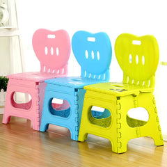 Lightweight Foldable Toddler Chair in Bright Solid Colors with Handle