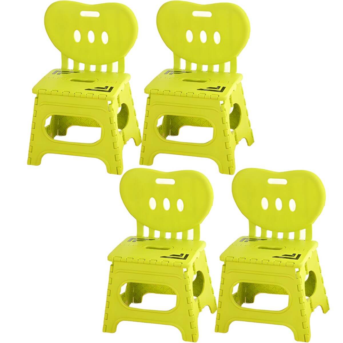 Lightweight Foldable Toddler Chair in Bright Solid Colors with Handle