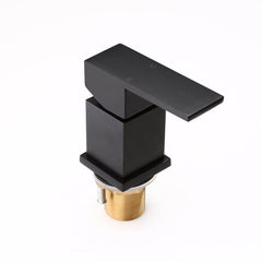 Mero Modern Brass Deck Mounted Roman Tub Faucet with Hand Shower