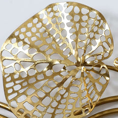 Metal Wall Art with Floral and Butterfly Design for Modern Home Decoration