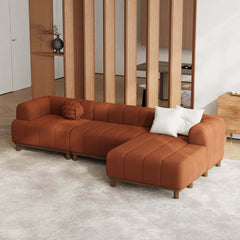 Mid-Century Modern Boucle Loveseat Sofa With Round Arms