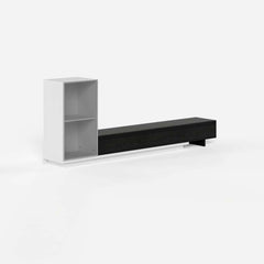 Mid-Century Modern MDF TV Stand With LED Lights