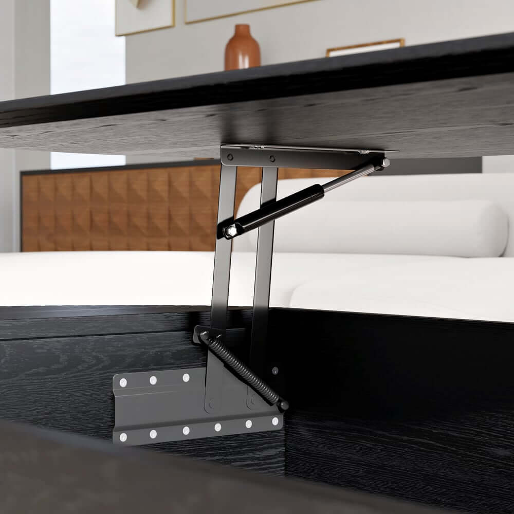 Mid-Century Modern Oval Coffee Table With Storage