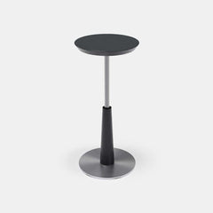 Mid-Century Modern Walnut Round Side Table