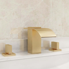 Milly Modern Widespread Faucet with Waterfall Spout