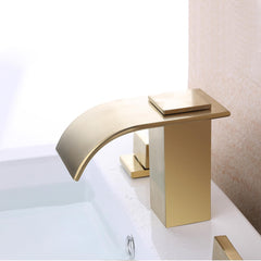 Milly Modern Widespread Faucet with Waterfall Spout