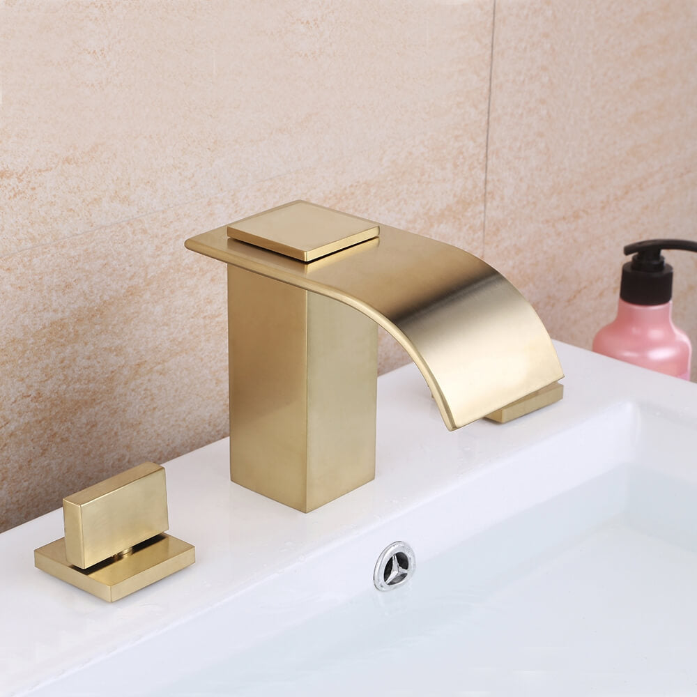 Milly Modern Widespread Faucet with Waterfall Spout