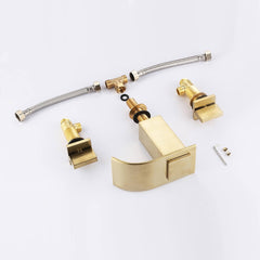 Milly Modern Widespread Faucet with Waterfall Spout