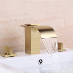 Milly Modern Widespread Faucet with Waterfall Spout