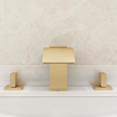 Milly Modern Widespread Faucet with Waterfall Spout