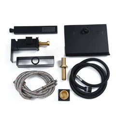 Moda Collection Deck Mounted Bathroom Faucet with Hand Shower