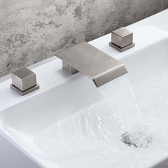 Moda Collection Modern Bathroom Faucet with Waterfall Spout