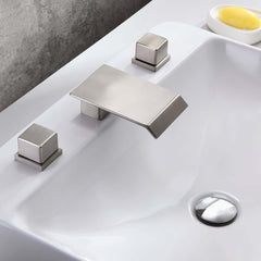 Moda Collection Modern Bathroom Faucet with Waterfall Spout