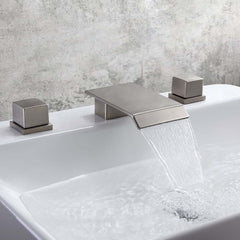 Moda Collection Modern Bathroom Faucet with Waterfall Spout