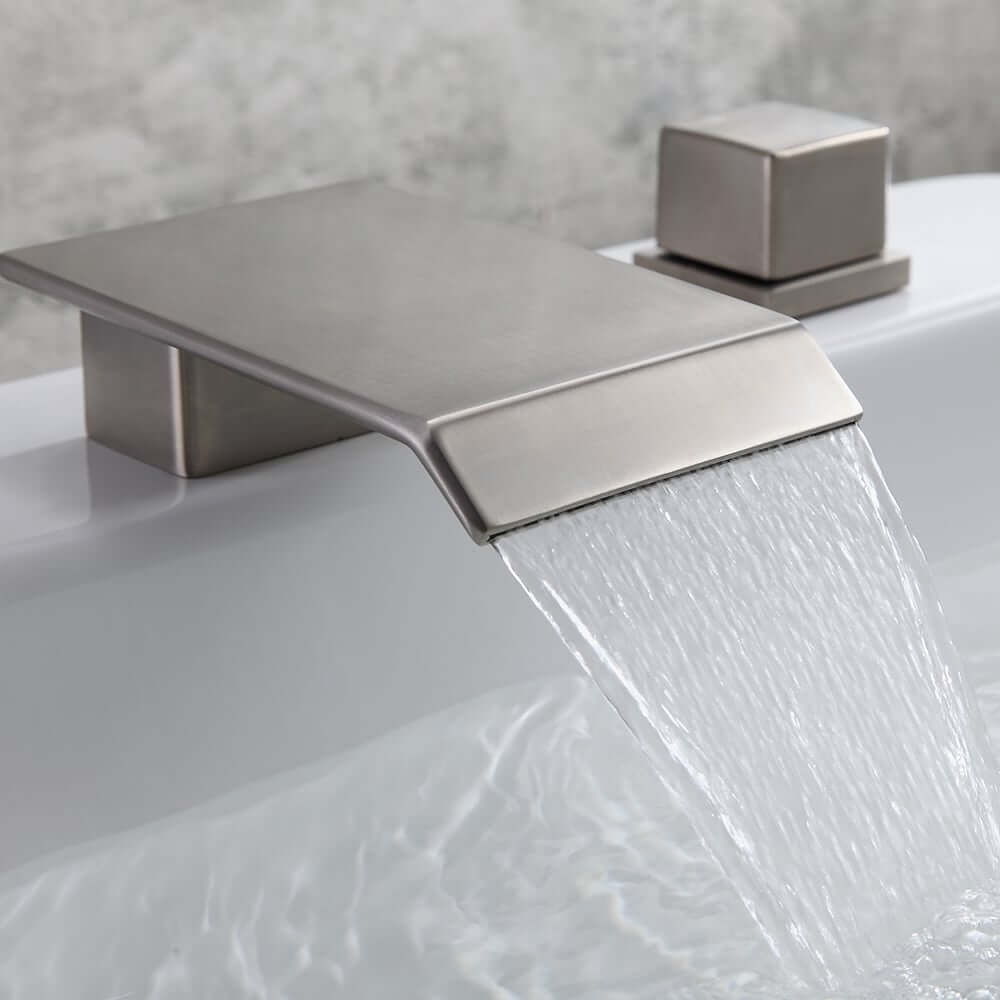 Moda Collection Modern Bathroom Faucet with Waterfall Spout
