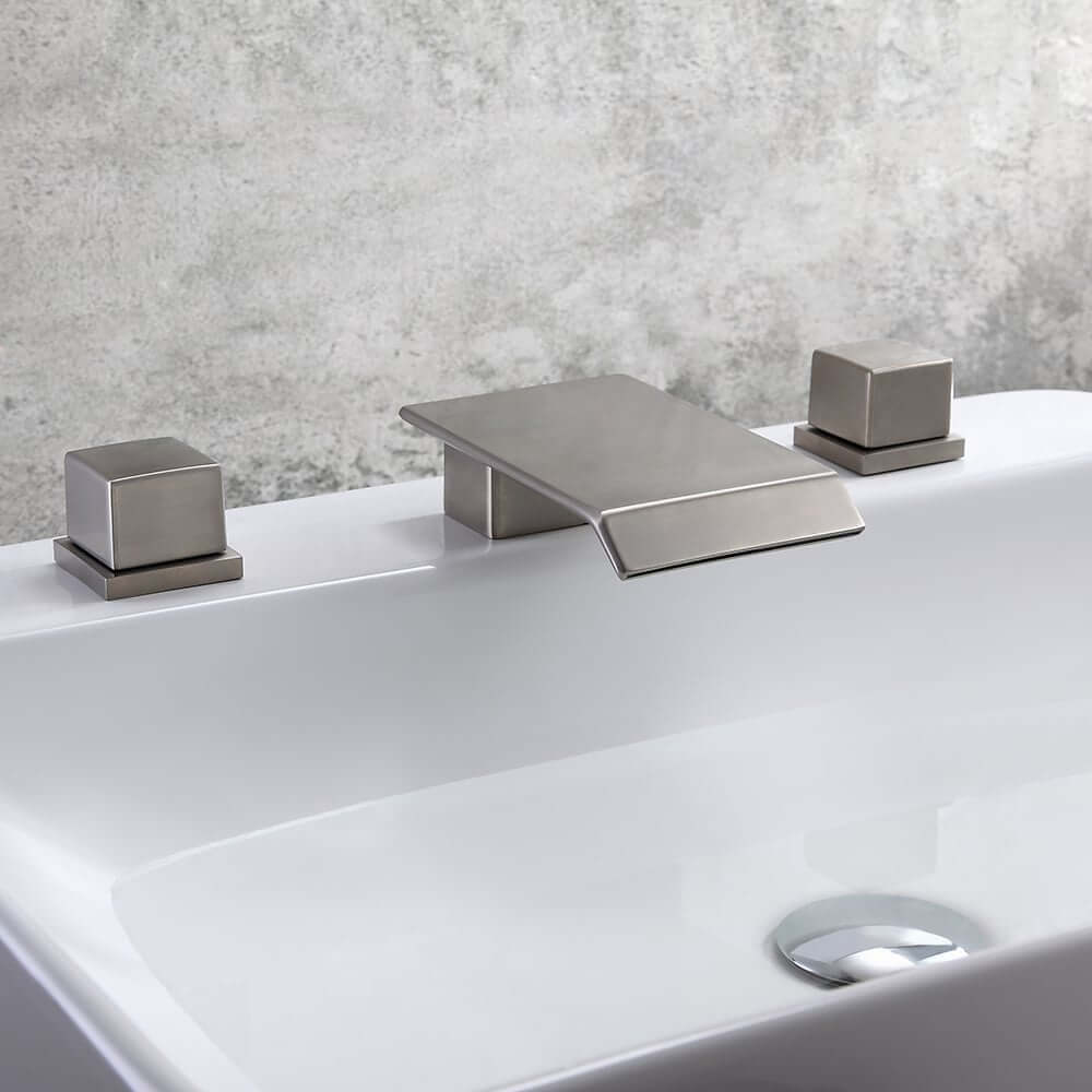 Moda Collection Modern Bathroom Faucet with Waterfall Spout