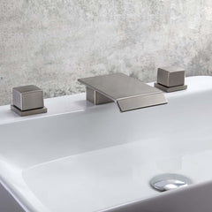 Moda Collection Modern Bathroom Faucet with Waterfall Spout