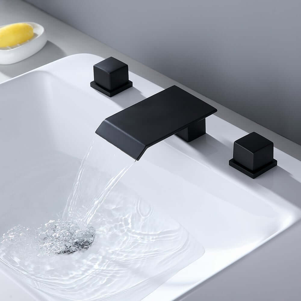 Moda Collection Modern Bathroom Faucet with Waterfall Spout
