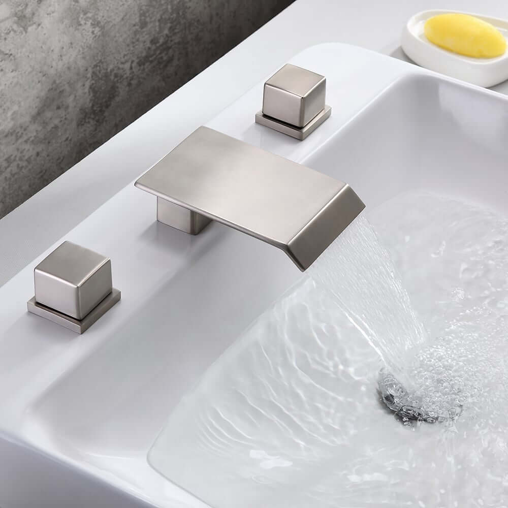 Moda Collection Modern Bathroom Faucet with Waterfall Spout