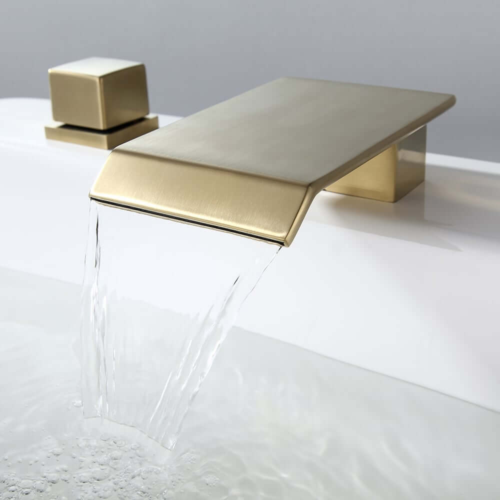 Moda Collection Modern Bathroom Faucet with Waterfall Spout