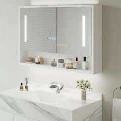 Modern 39.4" Floating Bathroom Vanity with Sintered Stone Top