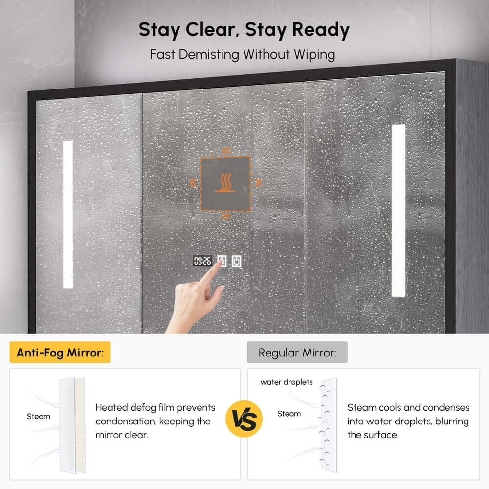 Modern 39.4" Floating Bathroom Vanity with Sintered Stone Top