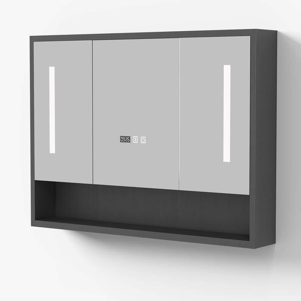 Modern 39.4" Floating Bathroom Vanity with Sintered Stone Top