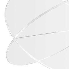 Modern Acrylic Standing Magazine Rack - Clear, Minimalist Design