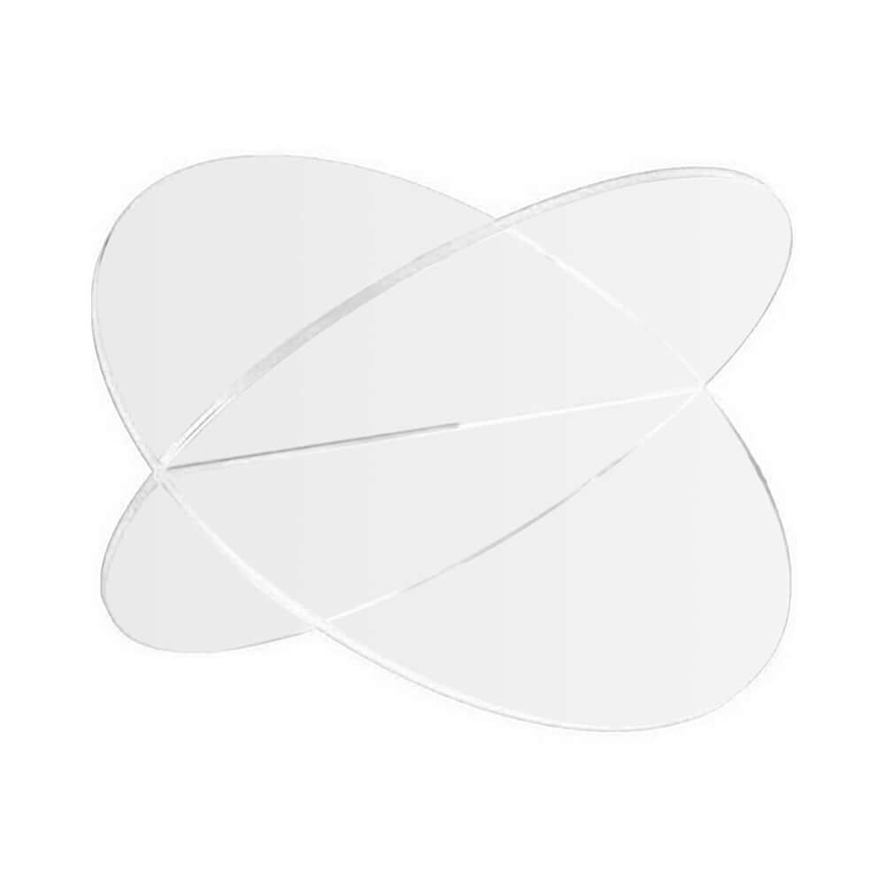 Modern Acrylic Standing Magazine Rack - Clear, Minimalist Design