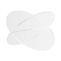 Modern Acrylic Standing Magazine Rack - Clear, Minimalist Design