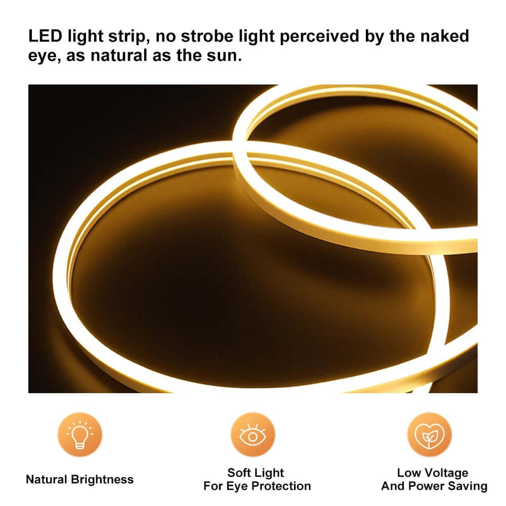 Modern Acrylic Wall Art with LED Backlighting Gray & Brown