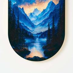 Modern Acrylic Wall Art with LED Lighting and Galaxy Design