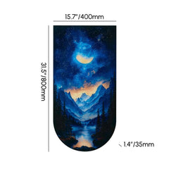 Modern Acrylic Wall Art with LED Lighting and Galaxy Design Dimensions