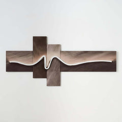 Modern Acrylic Wall Art with Warm White LED Lighting