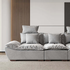 Modern Adjustable Leath-Aire Sofa - 3 Seater, Solid Wood Frame