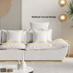 Modern Adjustable Leath-Aire Sofa - 3 Seater, Solid Wood Frame