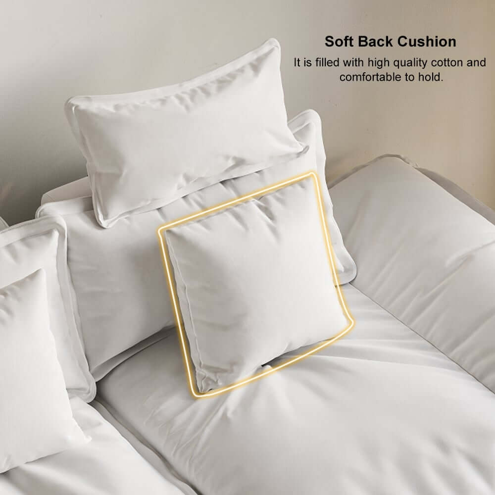 Modern Adjustable Leath-Aire Sofa - 3 Seater, Solid Wood Frame