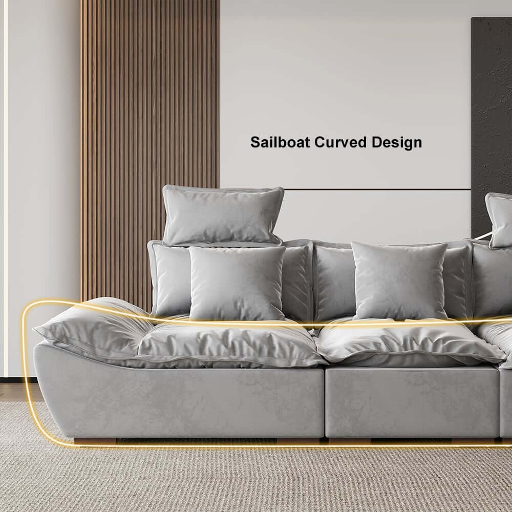 Modern Adjustable Leath-Aire Sofa - 3 Seater, Solid Wood Frame