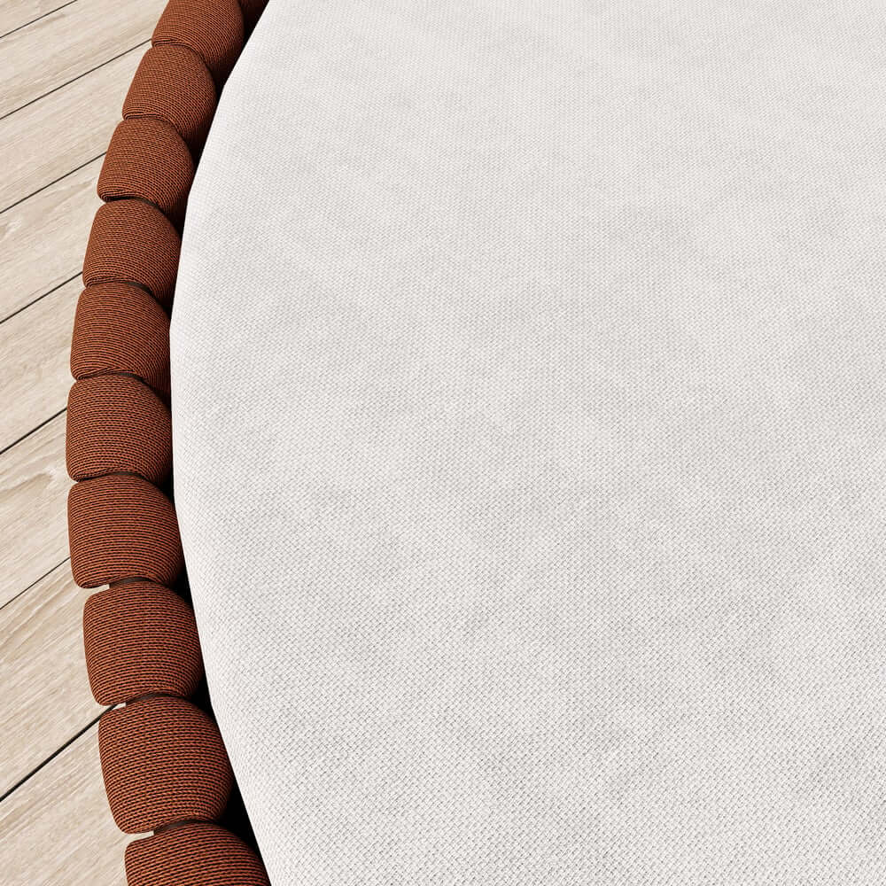 Modern Aluminum Alloy Outdoor Daybed with Removable Cushions